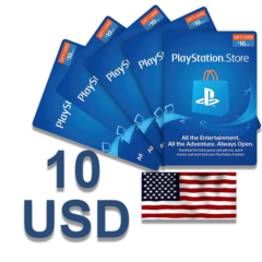 ✅PlayStation Network USA 10 USD КОД ПОПОЛНЕНИЯ🎁 PSN