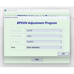 EPSON AdjProg Reset L4150