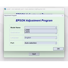 EPSON AdjProg Reset L3050 L3070