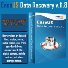 EASEUS DATA RECOVERY WIZARD PRO V11.8 (1 PC, LIFETIME)