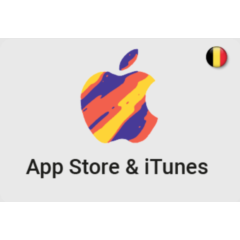 iTunes & App Store Gift Card Apple 2€- 250€ БЕЛЬГИЯ