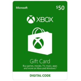 ✅Xbox Microsoft Gift Card 50 USD💲🔑(USA)