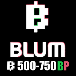 BLUM 🎟️┃💥 500-700 BP from referral–have time to earn!