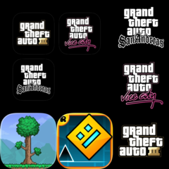 🟢Grand Theft Auto The Trilogy San Andreas Geometry Dash Terraria iPhone ios AppStore