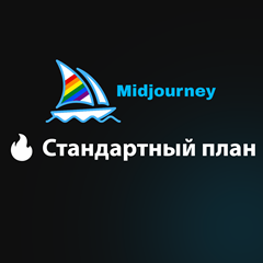 1 месяц / 🔥 Стандартный план 🔮 Midjourney V6.0