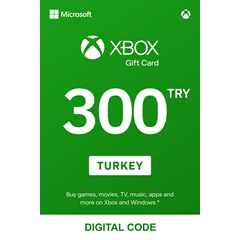 🔑 XBOX LIVE GIFT CARD 300 TRY 🇹🇷💰 цена 🔥