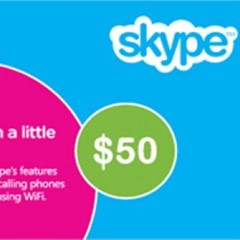 ⭐️Skype Ваучер 50$ USD (Global)