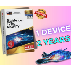 Bitdefender Total Security 1 устройство 2  ключ.