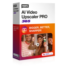 Nero AI Video Upscaler Pro 365 (Windows) 1 year license