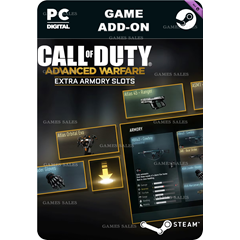 ✅💙CALL OF DUTY ADVANCED WARFARE - EXTRA ARMORY SLOTS 1