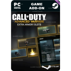 ✅💙CALL OF DUTY ADVANCED WARFARE - EXTRA ARMORY SLOTS 5