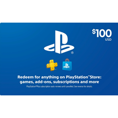 Пополнение PlayStation US 25-50-75-100 USD 🇺🇸