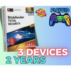 Bitdefender Total Security 3 Device 2 год. Ключ.