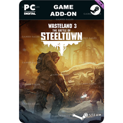 ✅💙WASTELAND 3: THE BATTLE OF STEELTOWN💙STEAM GIFT🤖