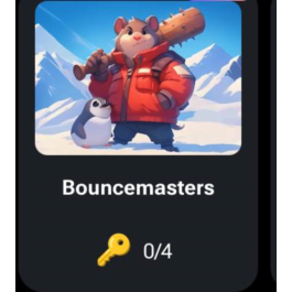 🐹 🔑 Bouncemasters | KEYS FOR CODES FOR HAMSTER KOMBAT