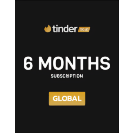 Tinder Gold - 6 Month 🔥Promo Code🔥 (GLOBAL) 🚀AUTO🚀