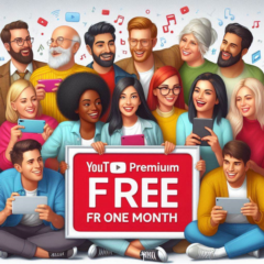 YouTube Premium: 1 Месяц Бесплатно на тест + 12 Месяцев