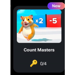 🐹 🔑Count Masters | KEYS FOR CODES FOR HAMSTER KOMBAT