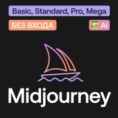 🎨Midjourney | Basic, Standard, Pro, Mega | Без входа