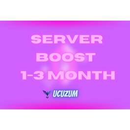 🔥 DISCORD SERVER BOOST🔥1-3 MONTH🔥