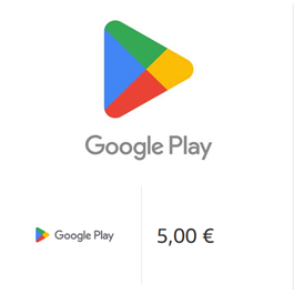 Google Play Card 5 EUR /Germany /Google Play Gift Card