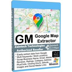 GM Google Map Extractor - 1 PC - Windows