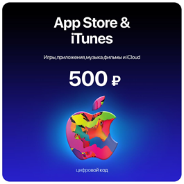 🚀Gift card Apple App Store & iTunes 500 RUB✅🍏