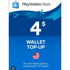 Playstation Network PSN $4 (USA)