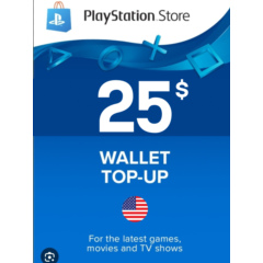 Playstation Network PSN $25 (USA)