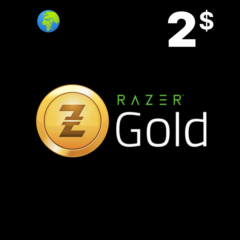 RAZER GOLD GIFT CARD 2$ USD Global