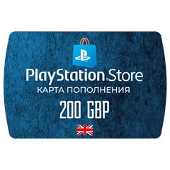 Карта PlayStation(PSN) 200 GBP (Фунтов)🔵UK