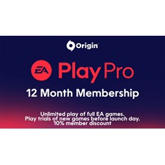 EA PLAY Pro 1/12 Month PC EA app 👑♘