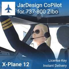 ✈️ Лицензия JARDesign CoPilot для 737-800 Zibo Mod