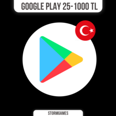 ⭐Google Play • GIFT CARD 25-1000 ТУРЦИЯ⭐