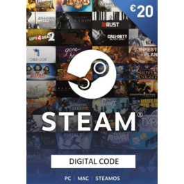 Steam Wallet 20 EUR € Europe