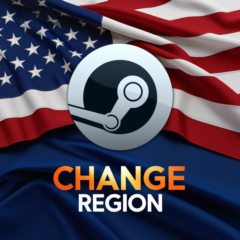 Смена любого региона STEAM на US🗽 (5 минут) 💱