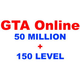 GTA Online boost: 50 MILLION+150 LEVELS (on PC)✅