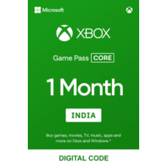 Xbox Game Pass Core - 1 месяц 🔵[XBOX ONE, X|S/🌍ИНДИЯ)