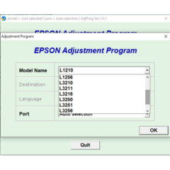 Сброс Epson L1210 L3210 L3250 L3251 L5290