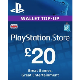 PLAYSTATION NETWORK PSN 20 GBP UK-GREAT BRITAIN