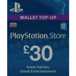 PLAYSTATION NETWORK PSN 30 GBP UK-GREAT BRITAIN