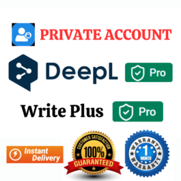 DeepL Pro + Write Pro Advenced 1 Month Private Account