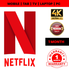 Netflix Premium 4K PRIVATE (можно поменять абонемент)30