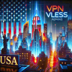 ✅ СБП 0% | VPN VLESS 🌐 США 🇺🇸 АВТОВЫДАЧА 🚀 + 🎁