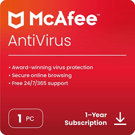 McAfee AntiVirus 2024 (1 Year / 1 PC) - Global Key