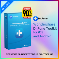 Dr.Fone– Пожизненный доступ для Windows (IOS & Android)