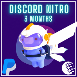 🚀 DISCORD NITRO 3 MONTHS + 2 BOOSTS - 100% Works