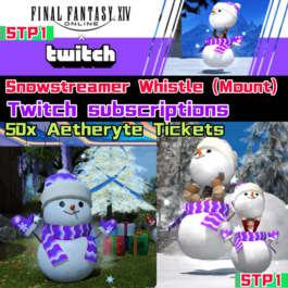 🔑Final Fantasy XIV🔥Snowstreamer Whistle (Mount) Key