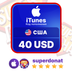 Apple & iTunes Gift Card 40 USD$ (США)