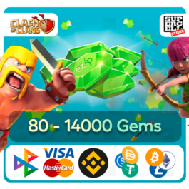 💎GEMS🎁PACKS👔SKINS ⚔️CLASH OF CLANS 🌍GLOBAL🚀FAST